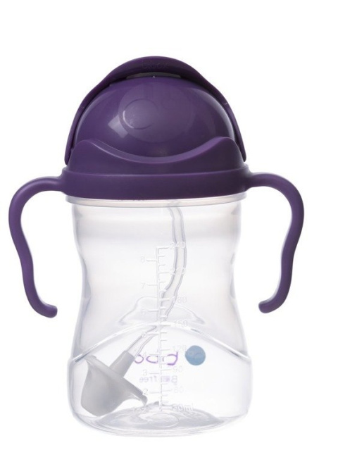 b.box, Bidon ze słomką 240 ml, winogronowy b.box, Bidon ze słomką 240 ml, winogronowy