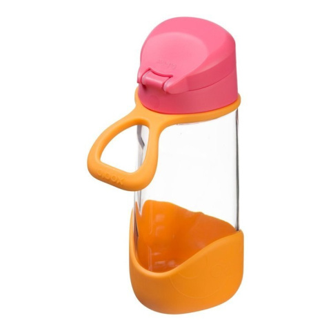 B.box, Sportowa butelka tritanowa 450 ml, Strawberry Shake B.box, Sportowa butelka tritanowa 450 ml, Strawberry Shake