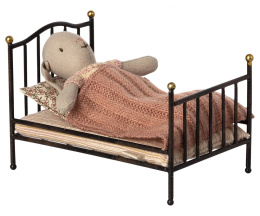 Maileg Vintage bed Mouse - Antracytowe Nowość 2021