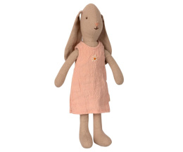 Maileg, Królik Bunny size 1, Dress - Rose, New2021