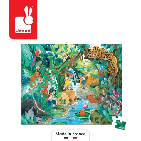 Janod Puzzle w walizce Przygoda w kraju Inków 100 elementów Janod Puzzle w walizce Przygoda w kraju Inków 100 elementów