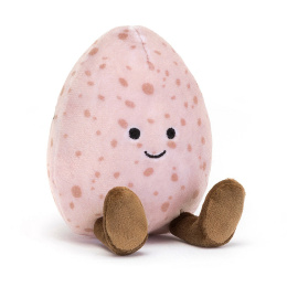 Jellycat, Jajko z piegami różowe 10cm