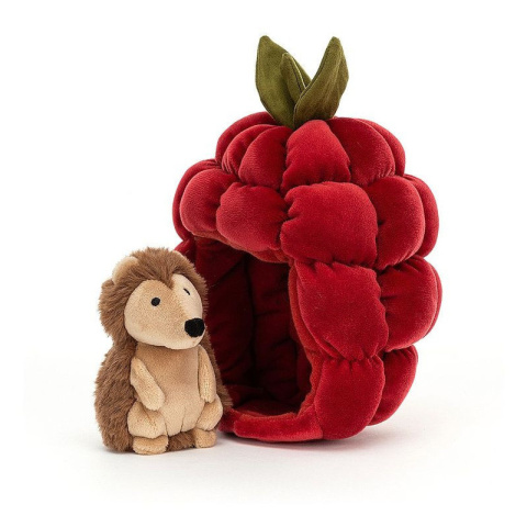 Jellycat, Owocowy Domek Malina Jeżyk 18 cm Jellycat, Owocowy Domek Malina Jeżyk 18 cm