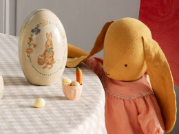 Maileg Króliczek - Bunny numer 5, Dusty yellow size 5