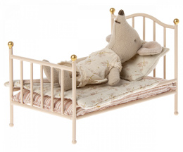 Maileg, Vintage łóżko dla myszek , różowe