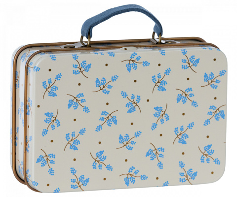 Maileg Walizeczka - Small suitcase, Madelaine - Blue Maileg Walizeczka - Small suitcase, Madelaine - Blue