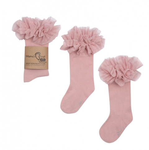 Mama's Feet - Podkolanówki - TUTU-Brudny róż Mama's Feet - Podkolanówki - TUTU-Brudny róż