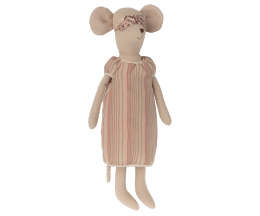 Maileg Myszka - Medium mouse, Nightgown