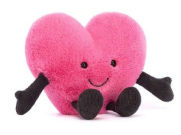 Jellycat Serce Różowe 13 cm