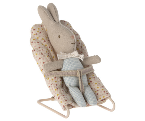 Króliczek - Rabbit, My - Light blue check Króliczek - Rabbit, My - Light blue check