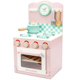 Le Toy Van Kuchnia różowa z piekarnikiem i płytą kuchenną