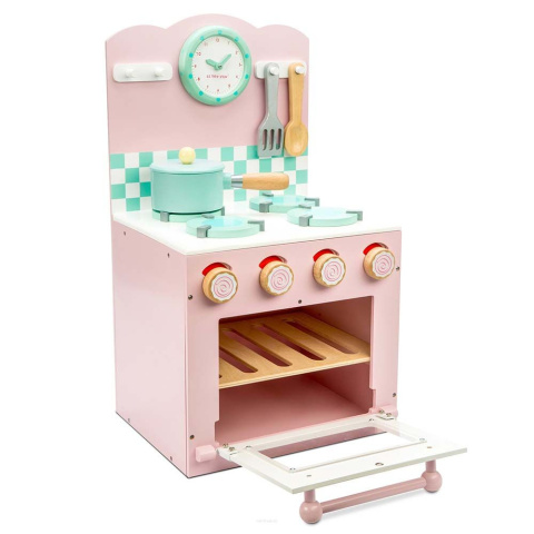 Le Toy Van Kuchnia różowa z piekarnikiem i płytą kuchenną Le Toy Van Kuchnia różowa z piekarnikiem i płytą kuchenną