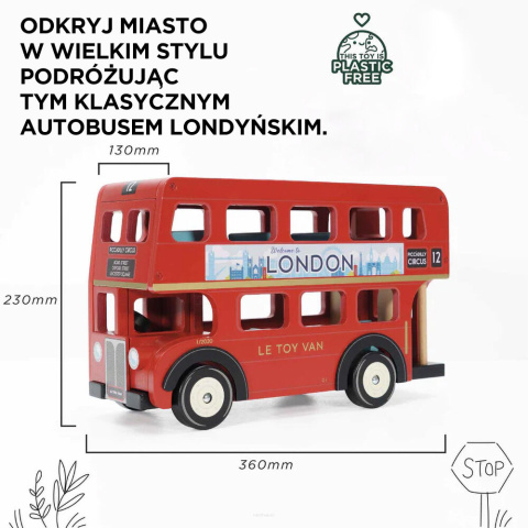 Le Toy Van Londyński autobus Le Toy Van Londyński autobus