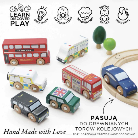 Le Toy Van Zestaw samochodów Londyn Le Toy Van Zestaw samochodów Londyn