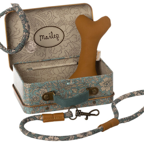 Maileg Akcesoria dla piesków niebieskie, Puppy supply accessories blue Maileg Akcesoria dla piesków niebieskie, Puppy supply accessories blue