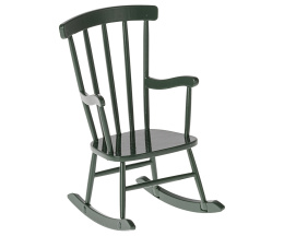 Maileg Bujane krzesło - Rocking chair, Mouse - Dark green