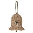 Maileg Dekoracja Dzwonek - Bell ornament, Large 1 szt. Biały kwiat