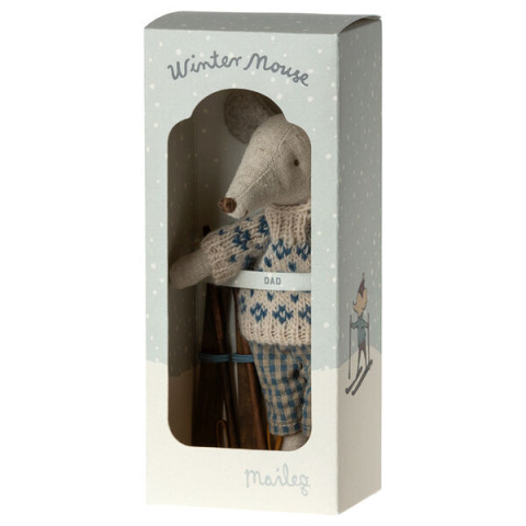 Maileg Myszka zimowa - Winter mouse, Dad Maileg Myszka zimowa - Winter mouse, Dad