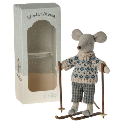 Maileg Myszka zimowa - Winter mouse, Dad Maileg Myszka zimowa - Winter mouse, Dad