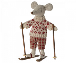 Maileg Myszka zimowa - Winter mouse, Mum