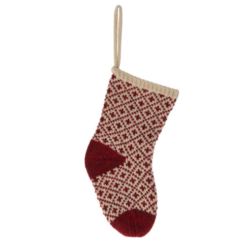 Maileg Skarpeta Świąteczna Dekoracja - Christmas stocking - Red Maileg Skarpeta Świąteczna Dekoracja - Christmas stocking - Red