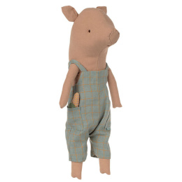 Maileg Świnka Maskotka - Pig Overall