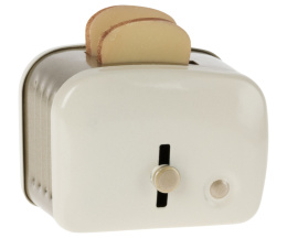 Maileg Toster z chlebem Off White, Miniature toaster & bread