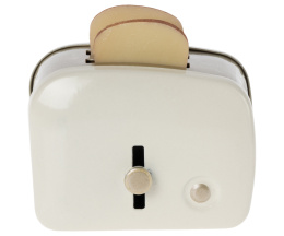 Maileg Toster z chlebem Off White, Miniature toaster & bread