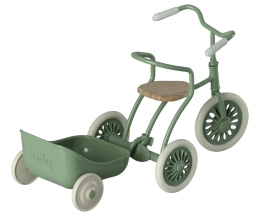 Maileg Przyczepka Tricycle hanger, Mouse - Green