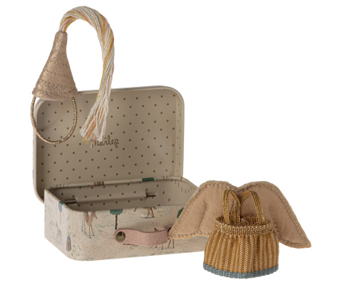 Maileg Ubranko myszki - Fairy clothes in suitcase, Little sister mouse Maileg Ubranko myszki - Fairy clothes in suitcase, Little sister mouse