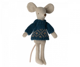 Maileg Ubranko myszki Taty sweter - Knitted sweater, Dad mouse