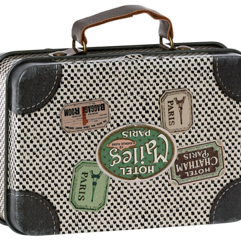 Maileg Walizeczka - Small suitcase, Travel - Off white Maileg Walizeczka - Small suitcase, Travel - Off white