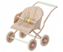 Maileg Wózek - Stroller, Baby - Rose