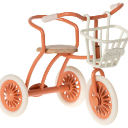 Maileg kosz Do Roweru Tricycle basket, Mouse