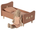 Maileg różowe drewniane łóżko , wooden bed rose