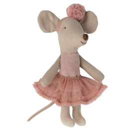 Maileg Myszka - Ballerina mouse, Little sister - Rose
