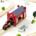 Le Toy Van Zestaw kolejowy, tory drewniane London (120 elementów)