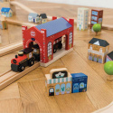 Le Toy Van Zestaw kolejowy, tory drewniane London (120 elementów)