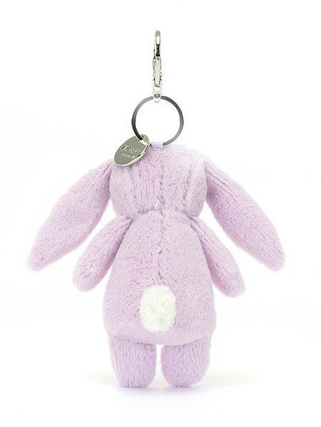 Jellycat Breloczek Króliczek Fioletowy z Kwiecistymi Uszami 17 cm Jellycat Breloczek Króliczek Fioletowy z Kwiecistymi Uszami 17 cm