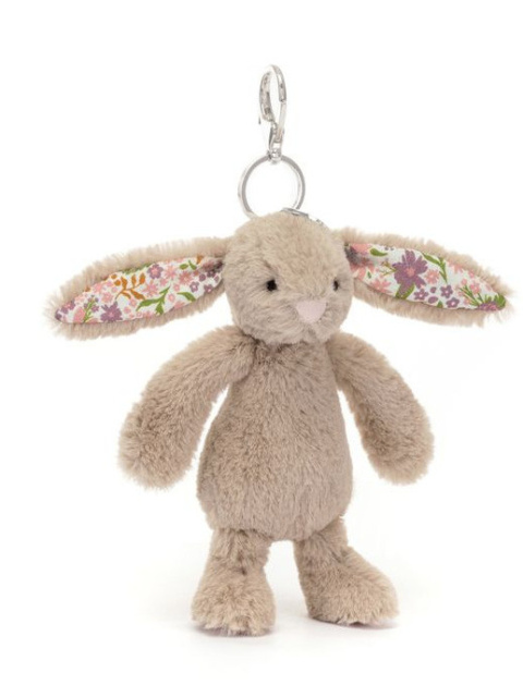 Jellycat Breloczek Króliczek z Kwiecistymi Uszami Beżowy „Petal” 18 cm Jellycat Breloczek Króliczek z Kwiecistymi Uszami Beżowy „Petal” 18 cm