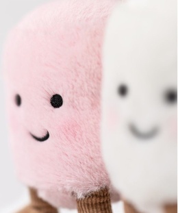 Jellycat London Breloczek Wesołe Pianki Marshmallow 15 cm