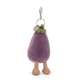 Jellycat London Breloczek Zabawny Bakłażan 12 cm