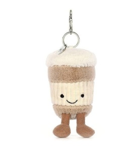 Jellycat London Breloczek Zabawny Kubeczek Kawy Na Wynos 18 cm