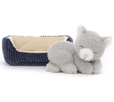 Jellycat London Kotek w Legowisku 10 cm Jellycat London Kotek w Legowisku 10 cm