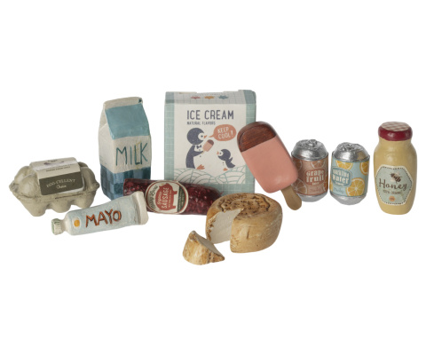 Maileg Akcesoria dla lalek - Miniature grocery box Maileg Akcesoria dla lalek - Miniature grocery box