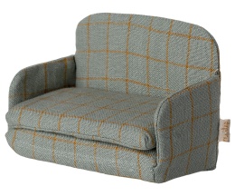Maileg - Sofa rozkładana w kratkę - Myszka