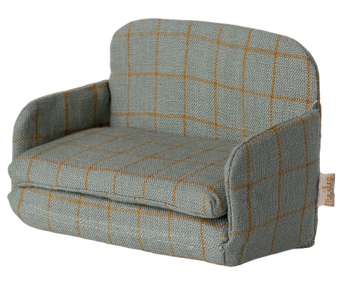 Maileg - Sofa rozkładana w kratkę - Myszka