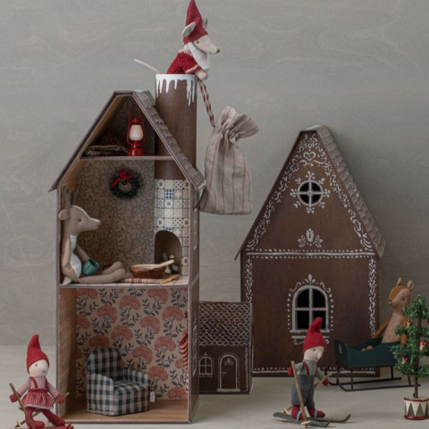 Maileg - Świąteczny domek z piernika dla myszek , Gingerbread house , Mouse Maileg - Świąteczny domek z piernika dla myszek , Gingerbread house , Mouse