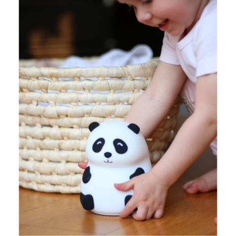 Panda Lampka Silikonowa Biała Panda Lampka Silikonowa Biała