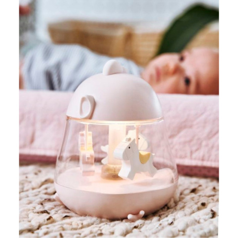 Kurczaczek Lampka z Pozytywką Różowa Kurczaczek Lampka z Pozytywką Różowa